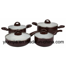 Utensílios de cozinha Cerâmica de alumínio Cozinhando Ware 8pieces Cookware